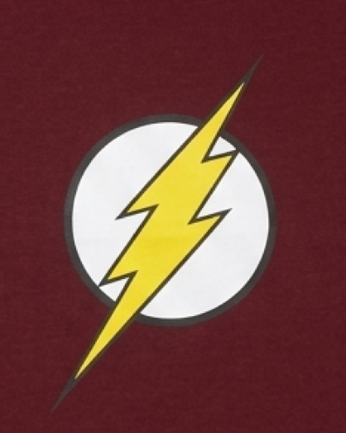 Yellow lightning bolt logo on a red background