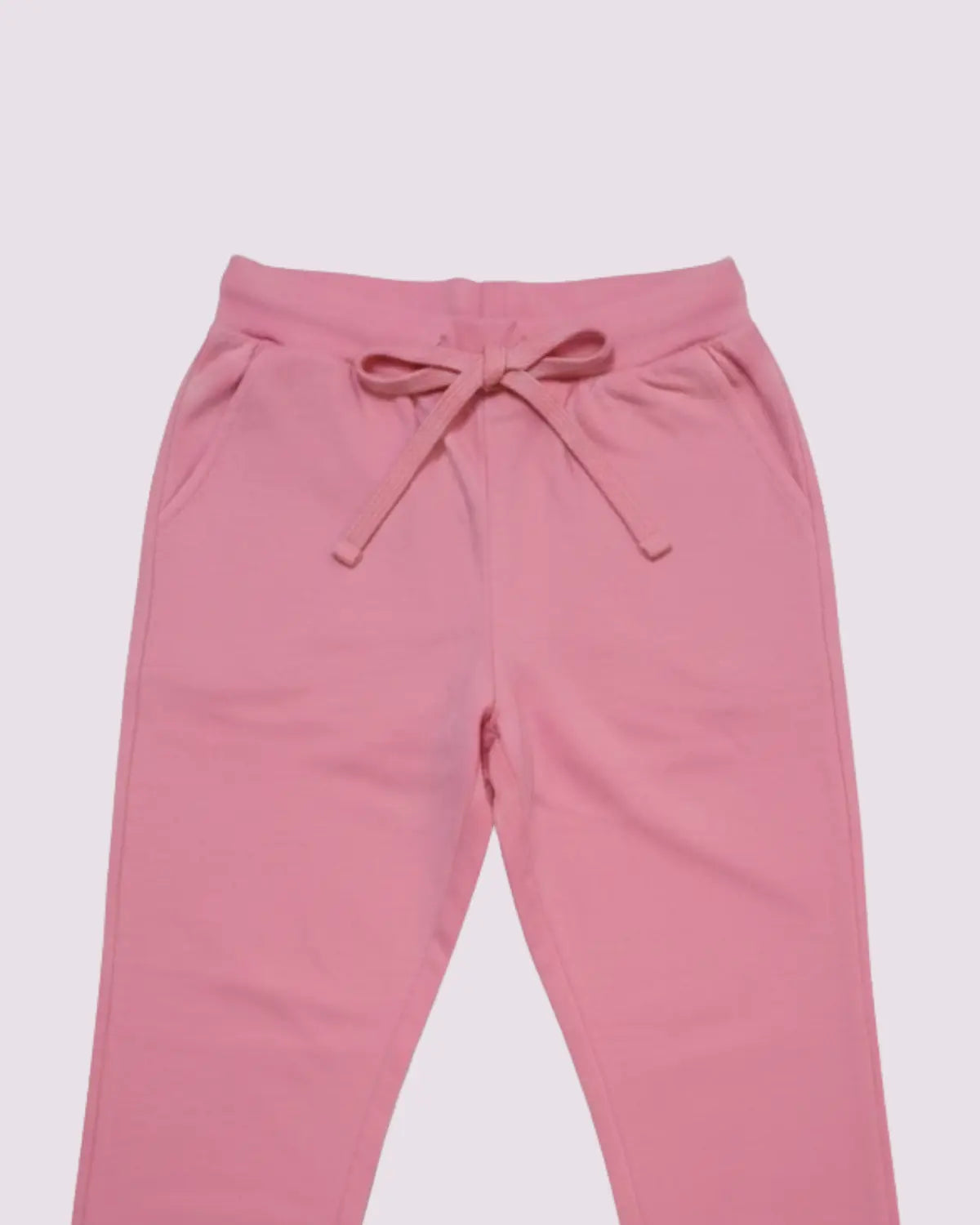 Girls Bubble Pink Cotton Jogger Pajamas with Drawstring (GP-02) Thread Theory