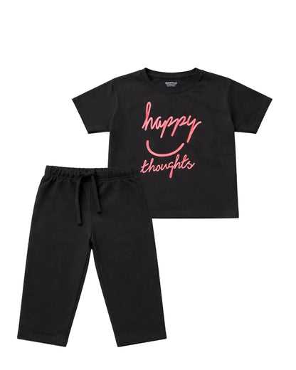 Girls Graphic T-Shirt With Trouser (GS-01) Thread Theory