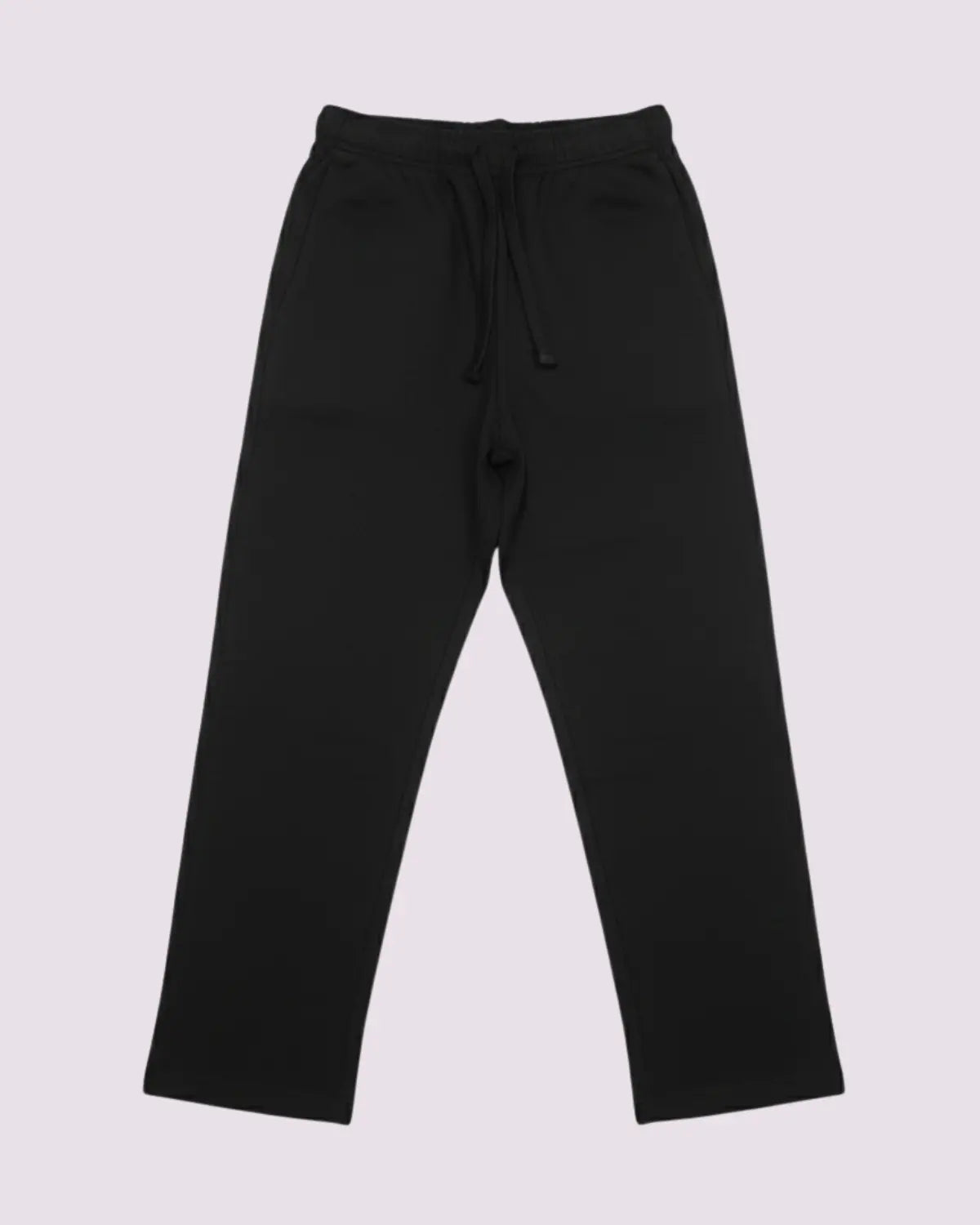 Black pants with a drawstring