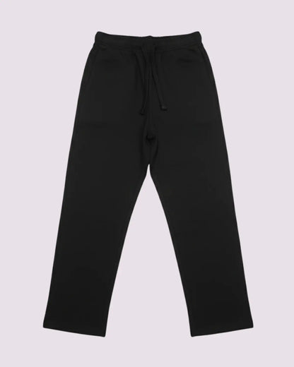 Black pants with a drawstring