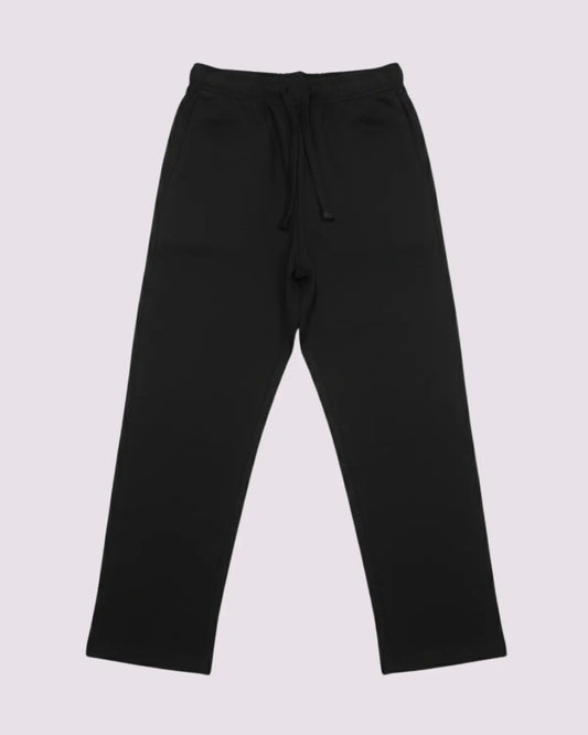 Black pants with a drawstring